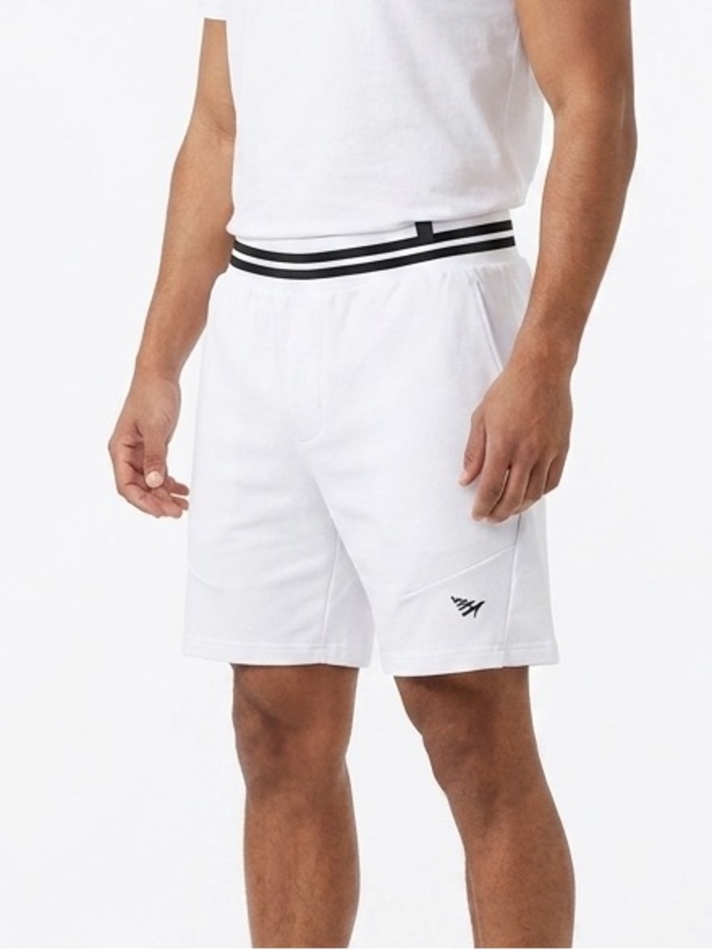 Paper Planes Altitude Sweat Shorts White Cotton Drawstring Athletic Men’s Medium